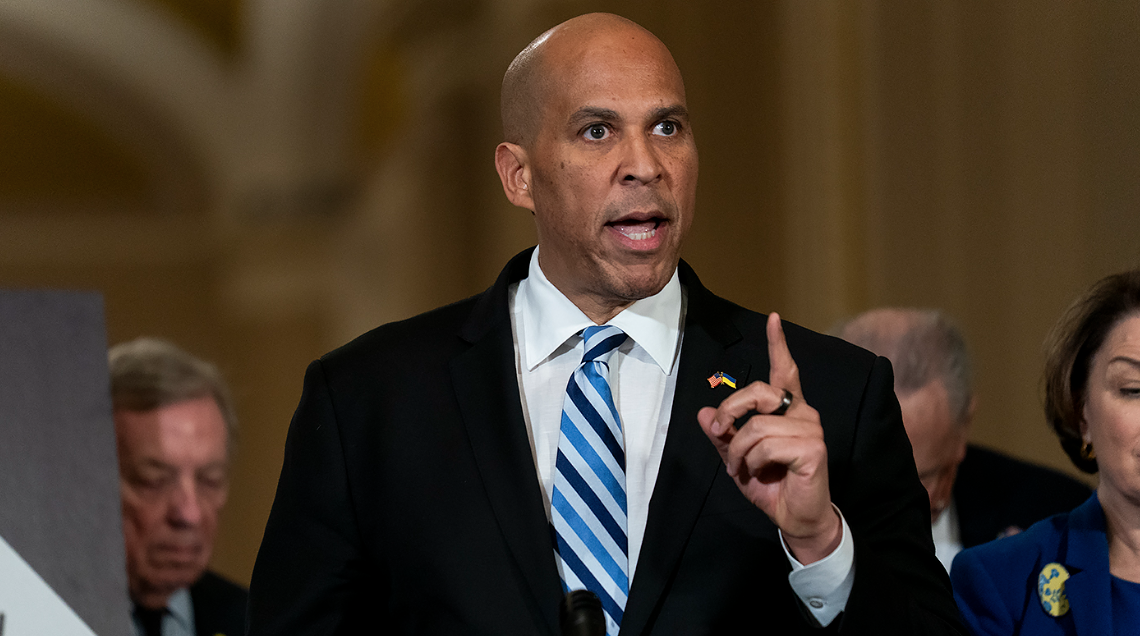 New Jersey Senator Cory Booker Speaking on the Senate Floor
